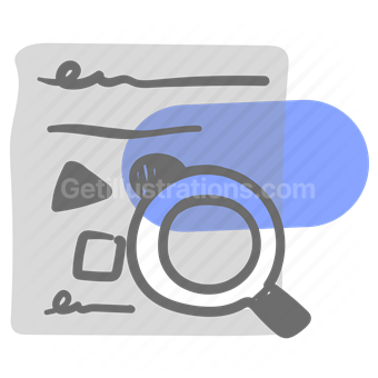 search, find, magnifier, scan, file, files